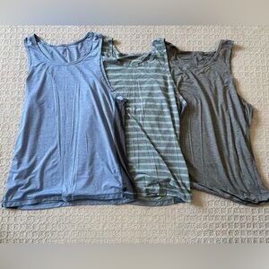 Lululemon Workout Tanks- Lot of 3 Size XL